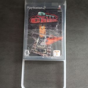 2001 City Crisis For Playstation 2 1st Print New And Sealed